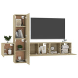 Ensemble de meubles TV 5 pcs Chêne sonoma Bois d'ingénierie