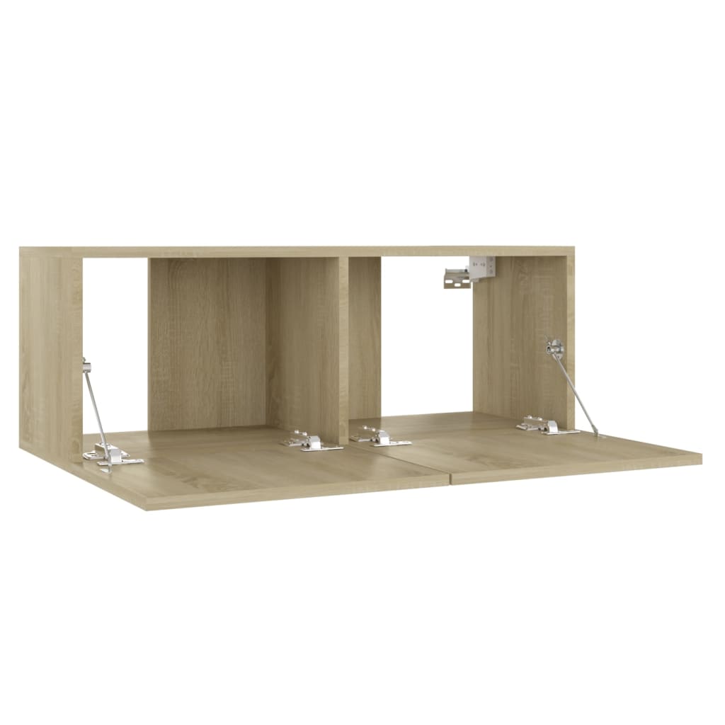 Ensemble de meubles TV 3 pcs Chêne sonoma Bois d'ingénierie