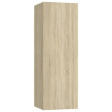 Meubles TV 4 pcs Chêne sonoma 30,5x30x90 cm Bois d'ingénierie