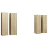 Meubles TV 4 pcs Chêne sonoma 30,5x30x110 cm Bois d'ingénierie