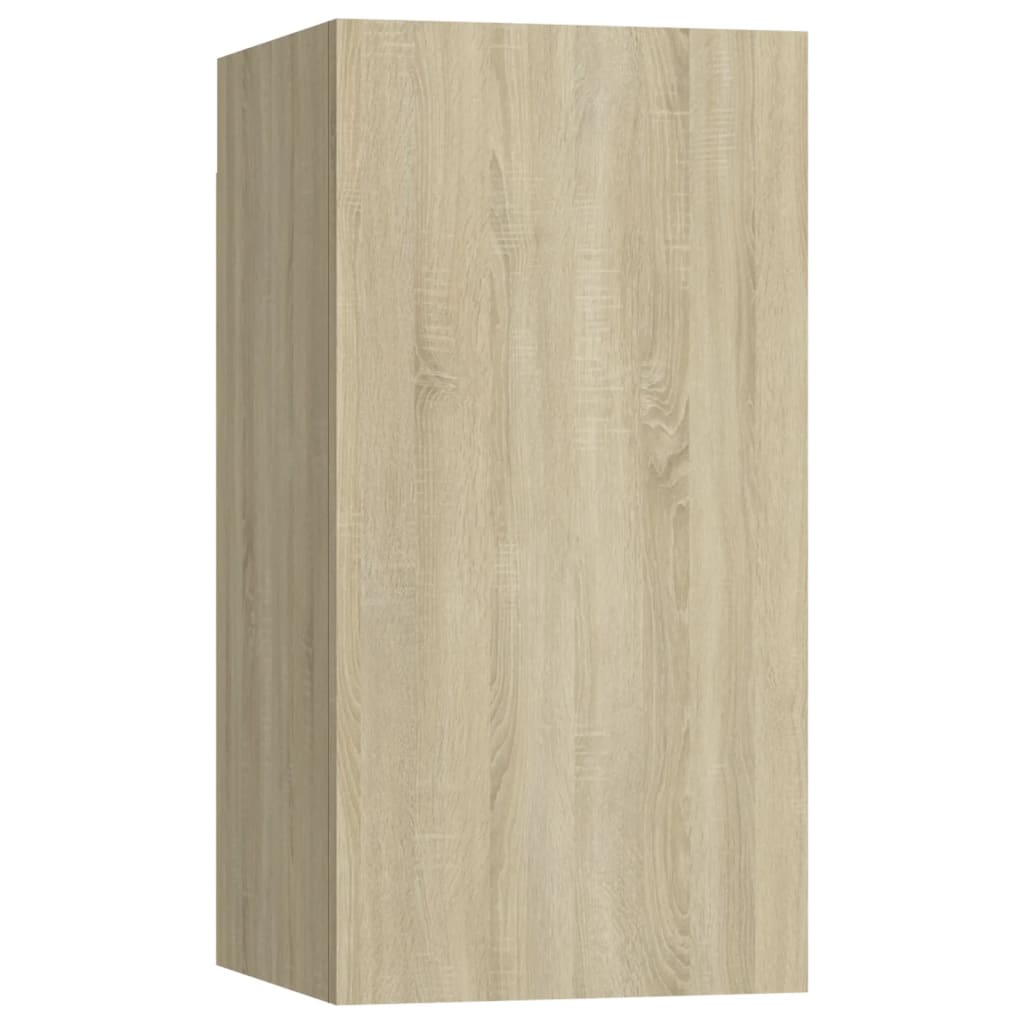 Meubles TV 7 pcs Chêne sonoma 30,5x30x60 cm Bois d'ingénierie