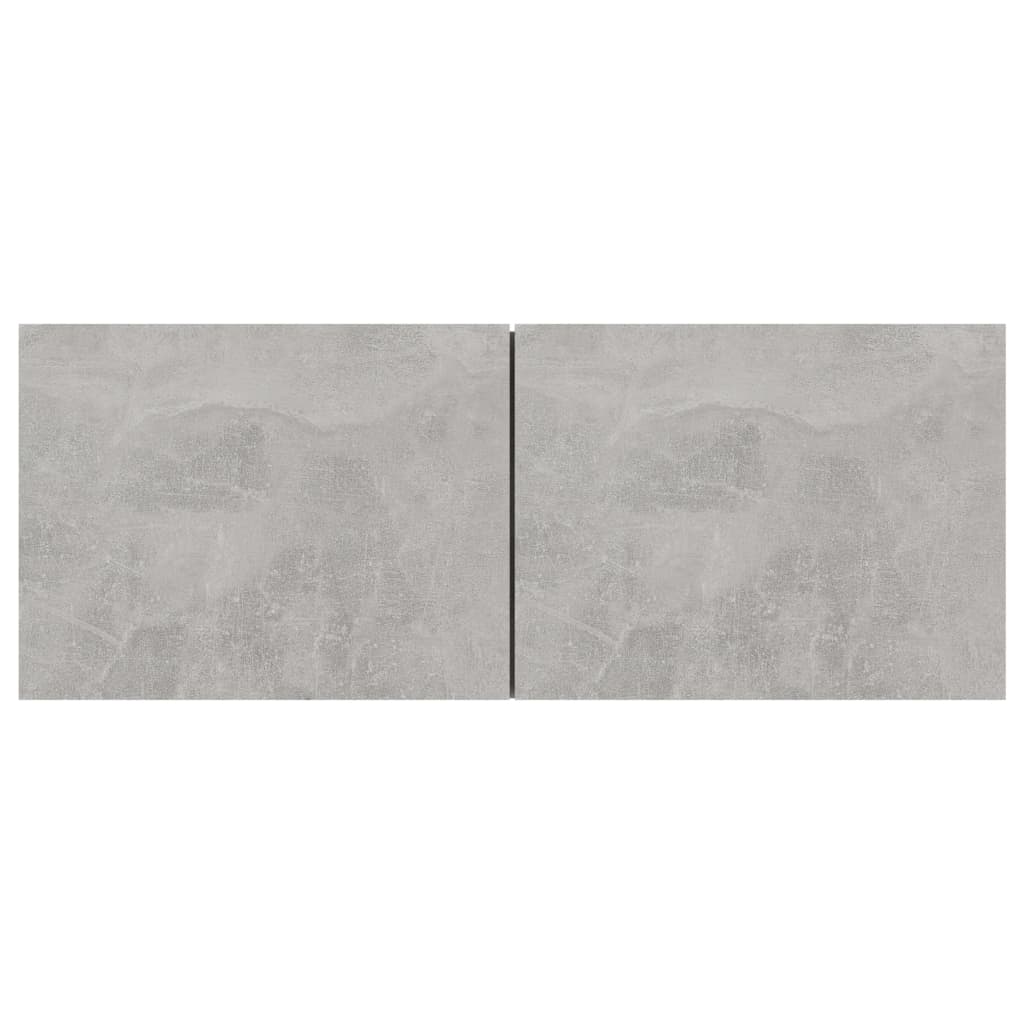 Meubles TV 4 pcs Gris béton 80x30x30 cm Bois d'ingénierie