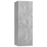 Ensemble de meubles TV 5 pcs Gris béton Bois d'ingénierie