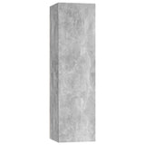 Ensemble de meuble TV 5 pcs Gris béton Bois d'ingénierie