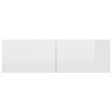 Meubles TV 4 pcs Blanc brillant 100x30x30 cm Bois d'ingénierie