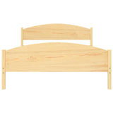 Cadre de lit sans matelas bois massif de pin 140x200 cm