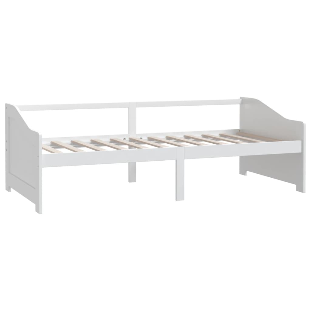 Lit de repos 3 places sans matelas Blanc 90x200 cm