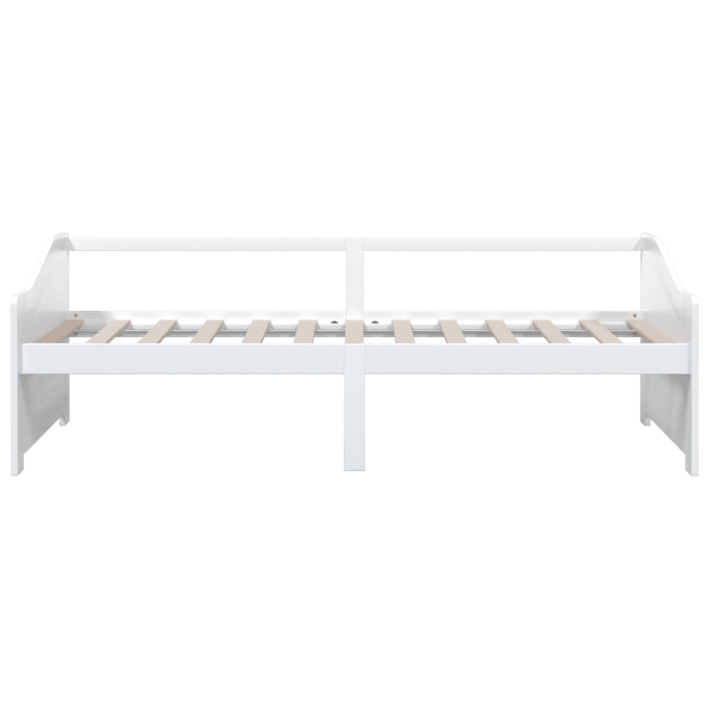 Lit de repos 3 places sans matelas Blanc 90x200 cm