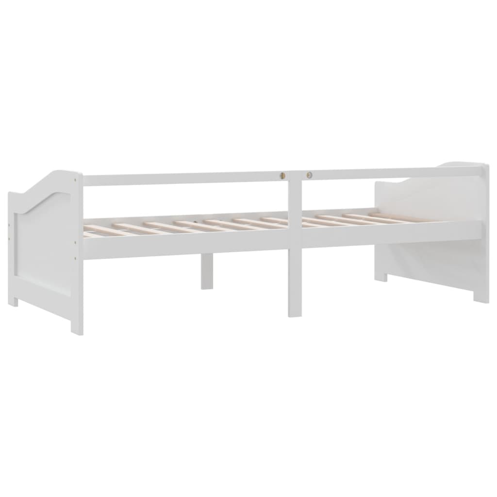 Lit de repos 3 places sans matelas Blanc 90x200 cm