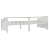 Lit de repos 3 places sans matelas Blanc 90x200 cm