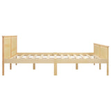 Cadre de lit sans matelas bois massif de pin 180x200 cm