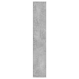 Étagère murale Gris béton 36x16x90 cm Bois d'ingénierie