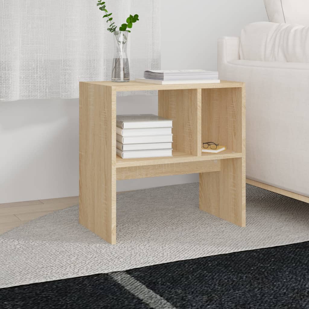 Side table Sonoma oak 50x30x50 cm Engineered wood