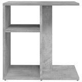 Table d'appoint Gris béton 50x30x50 cm Bois d’ingénierie