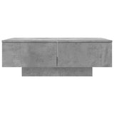 Table basse Gris béton 90x60x31 cm Aggloméré