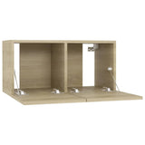 Sonoma oak suspended TV cabinet 60x30x30 cm