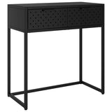 Table console Noir 72x35x75 cm Acier