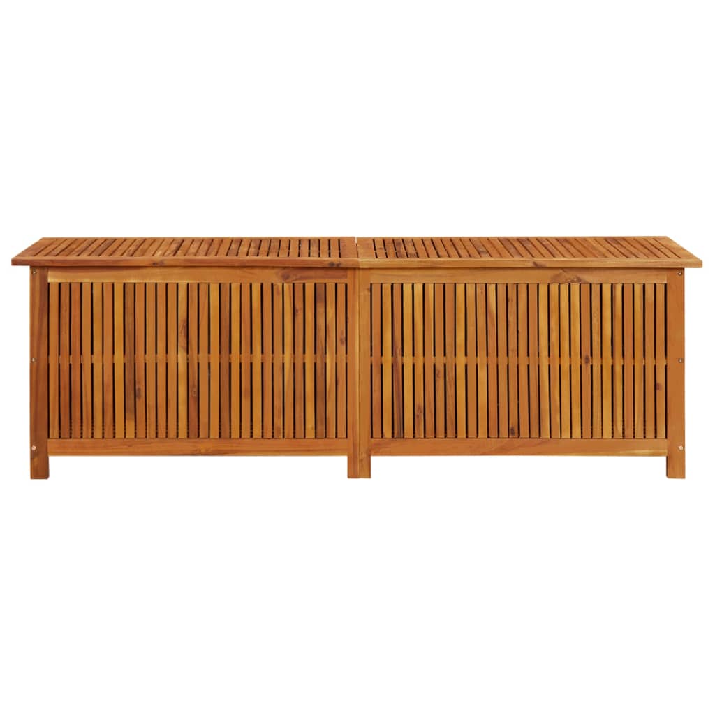 Boîte de rangement de jardin 175x50x58 cm Bois d'acacia solide