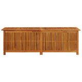 Boîte de rangement de jardin 175x50x58 cm Bois d'acacia solide