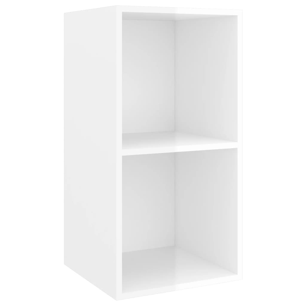 Ensemble de meubles TV 3 pcs Blanc brillant Bois d'ingénierie