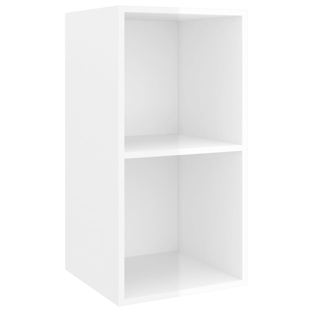 Ensemble de meubles TV 3 pcs Blanc brillant Bois d'ingénierie