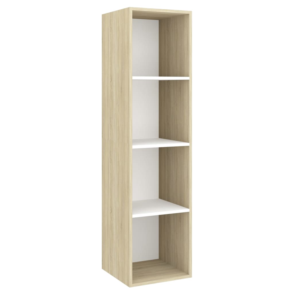 Ensemble de meubles TV 3pcs Blanc chêne sonoma Bois ingénierie