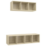 Ensemble de meubles TV 2 pcs Chêne sonoma Bois d'ingénierie