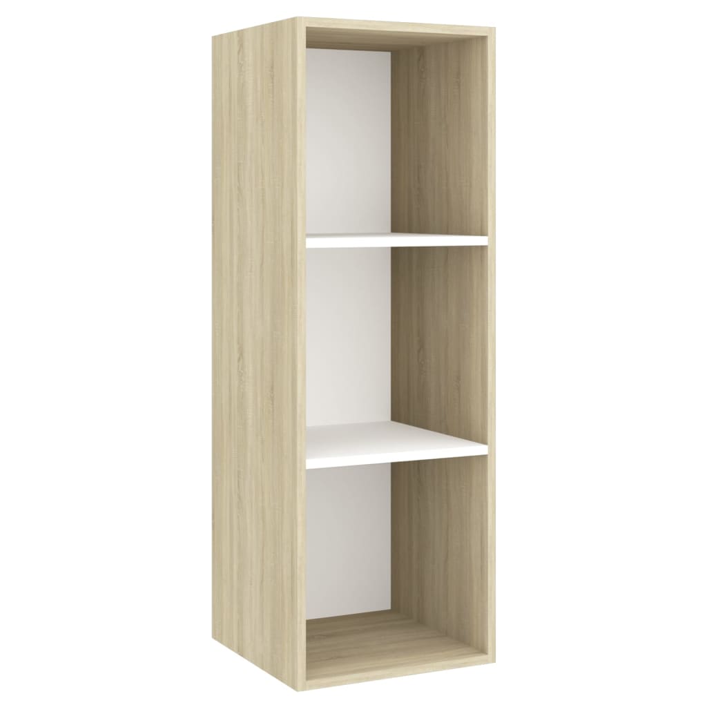 Ensemble de meubles TV 3pcs Blanc chêne sonoma Bois ingénierie