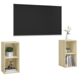 Meubles TV 2 pcs Chêne sonoma 72x35x36,5 cm Bois d'ingénierie