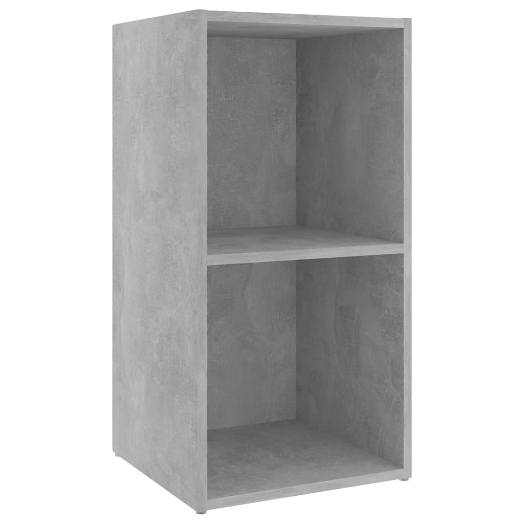 Meubles TV 2 pcs Gris béton 72x35x36,5 cm Bois d'ingénierie