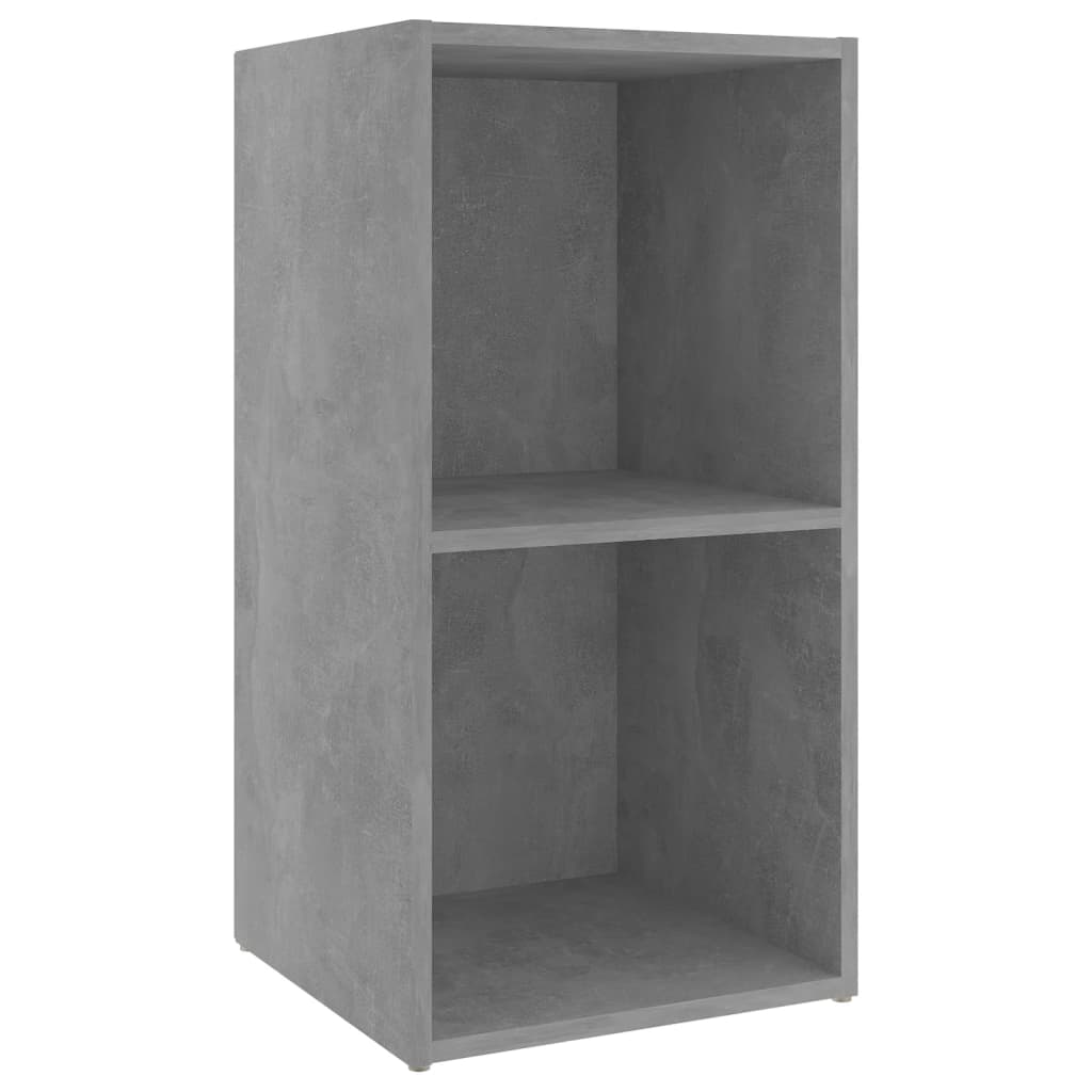 TV cabinet 2 pcs Concrete gray 72x35x36.5 cm Engineered wood