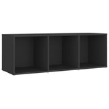 Meubles TV 3 pcs Gris 107x35x37 cm Bois d'ingénierie