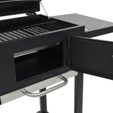 3-in-1-Pizzaofen und Grill für den Außenbereich, Schwarz