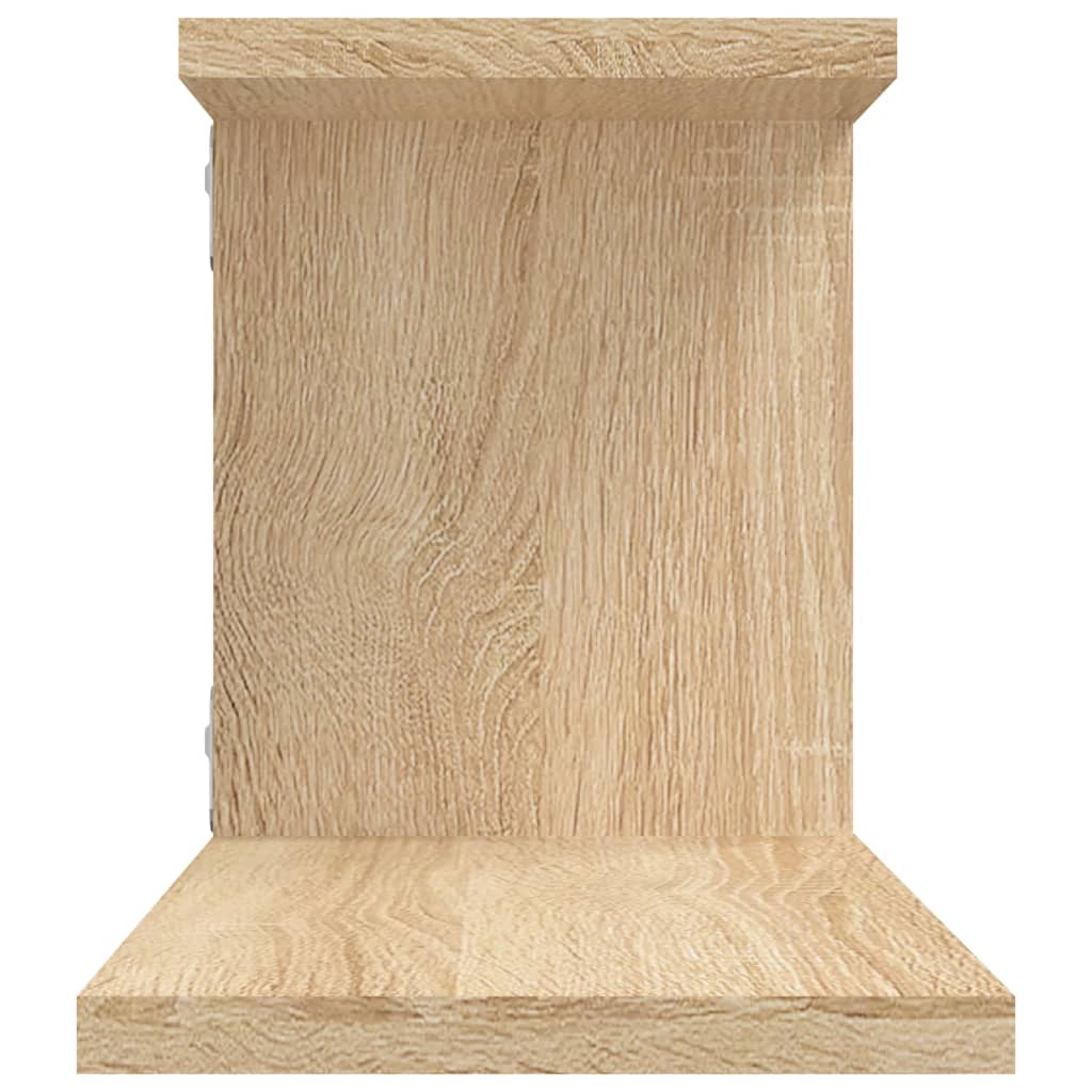 Étagère TV murale Chêne Sonoma 125x18x23 cm Bois d’ingénierie