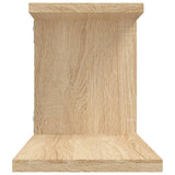 Étagère TV murale Chêne Sonoma 125x18x23 cm Bois d’ingénierie