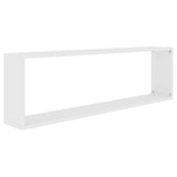 Étagères cube murales 2 pcs blanc 100x15x30cm bois d'ingénierie