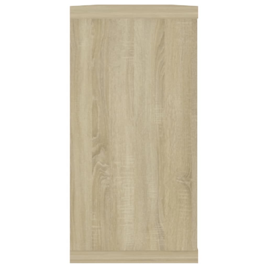 Étagères cube murales 2 pcs chêne sonoma bois d'ingénierie