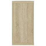 Étagères cube murales 2 pcs chêne sonoma bois d'ingénierie