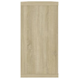 Étagères cube murales 4 pcs chêne sonoma bois d'ingénierie