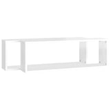 Étagère cube murale 2 pcs Blanc brillant 80x15x26,5cm