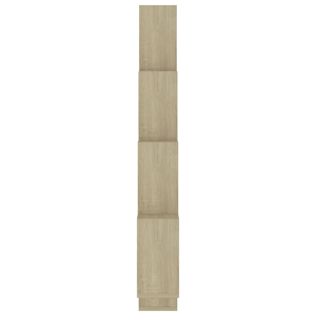 Étagère murale cube Chêne sonoma 90x15x119 cm Bois d’ingénierie