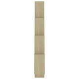 Étagère murale cube Chêne sonoma 90x15x119 cm Bois d’ingénierie