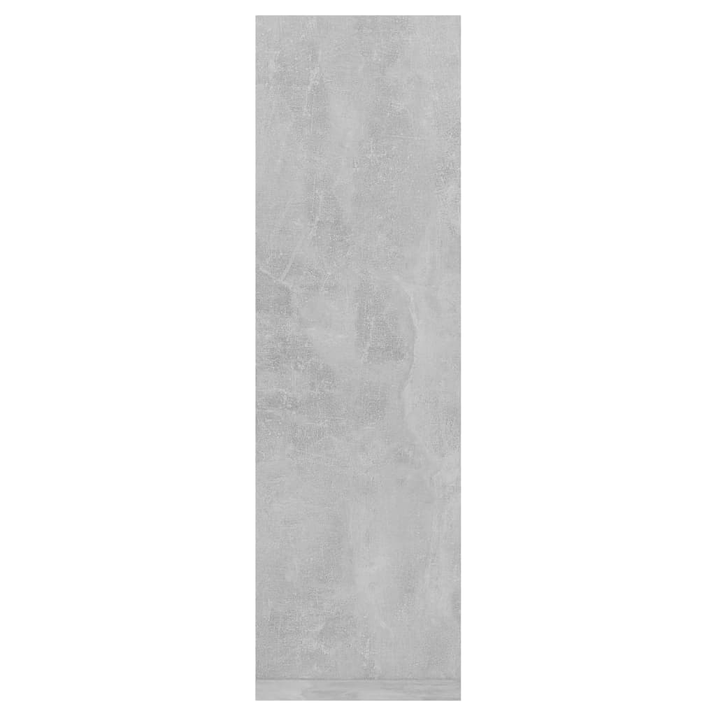 Étagères murales 2 pcs gris béton 50x15x50 cm bois d'ingénierie