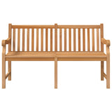 Banc de jardin 150 cm bois de teck massif