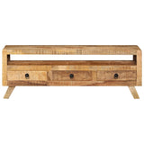 Meuble TV 110x30x40 cm Bois massif de manguier