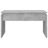 Concrete gray coffee table 68x50x38 cm engineered wood