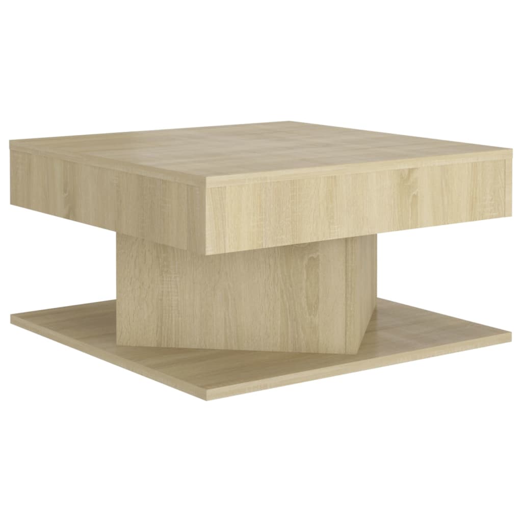 Table basse Chêne sonoma 57x57x30 cm Bois d’ingénierie