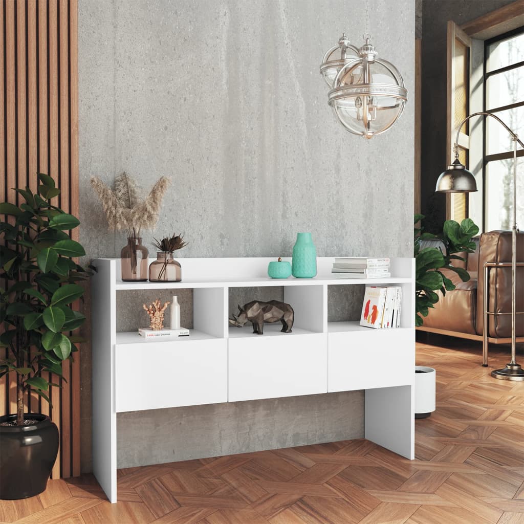 Buffet Blanc 105x30x70 cm Bois d’ingénierie