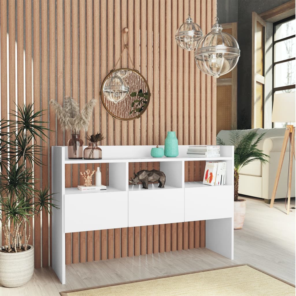 Buffet Blanc 105x30x70 cm Bois d’ingénierie