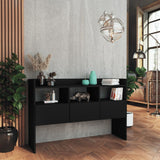 Buffet Noir 105x30x70 cm Bois d’ingénierie